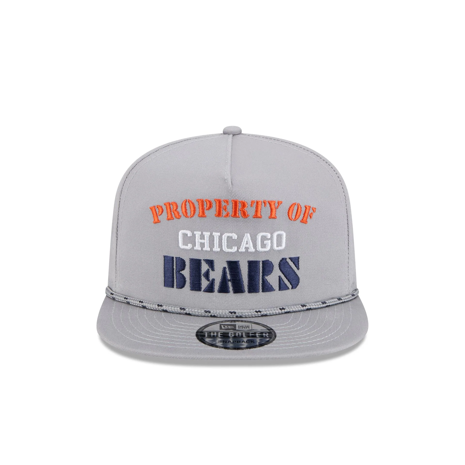 Chicago Bears Vintage Gray Rope Golfer Hat