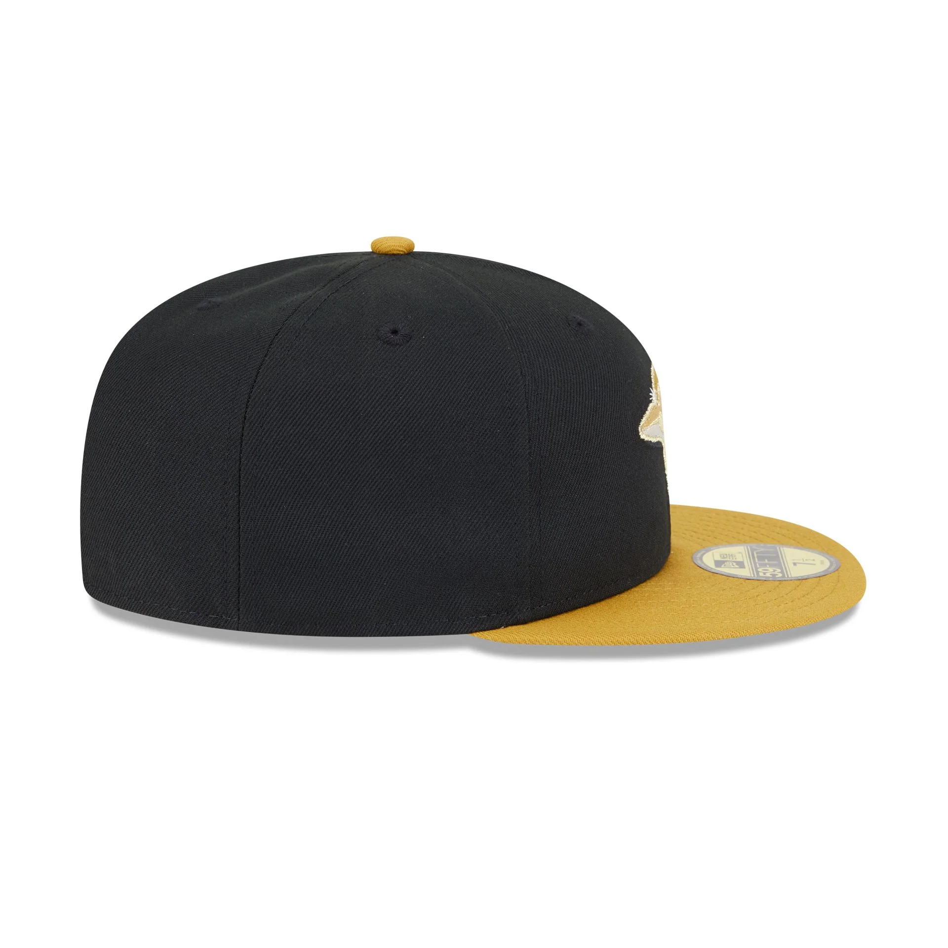 Toronto Blue Jays Metallic Gold Logo 59FIFTY Fitted Hat