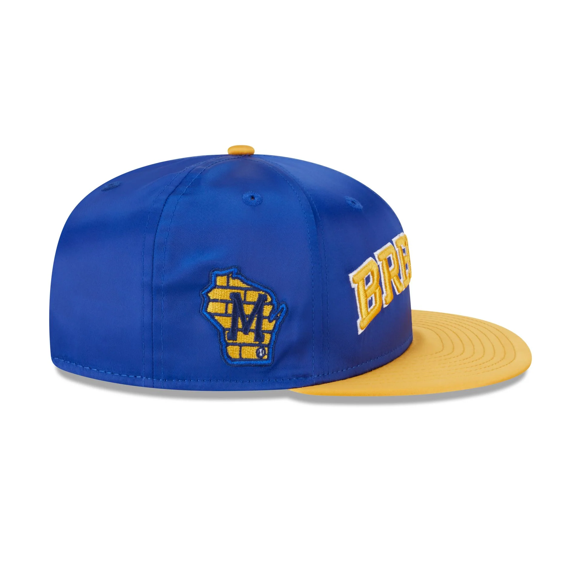 Milwaukee Brewers Satin Pin 9FIFTY Snapback Hat