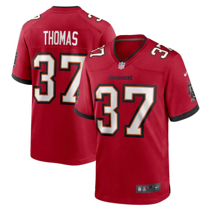 Men’s Tampa Bay Buccaneers Tavierre Thomas Nike Red Game Jersey
