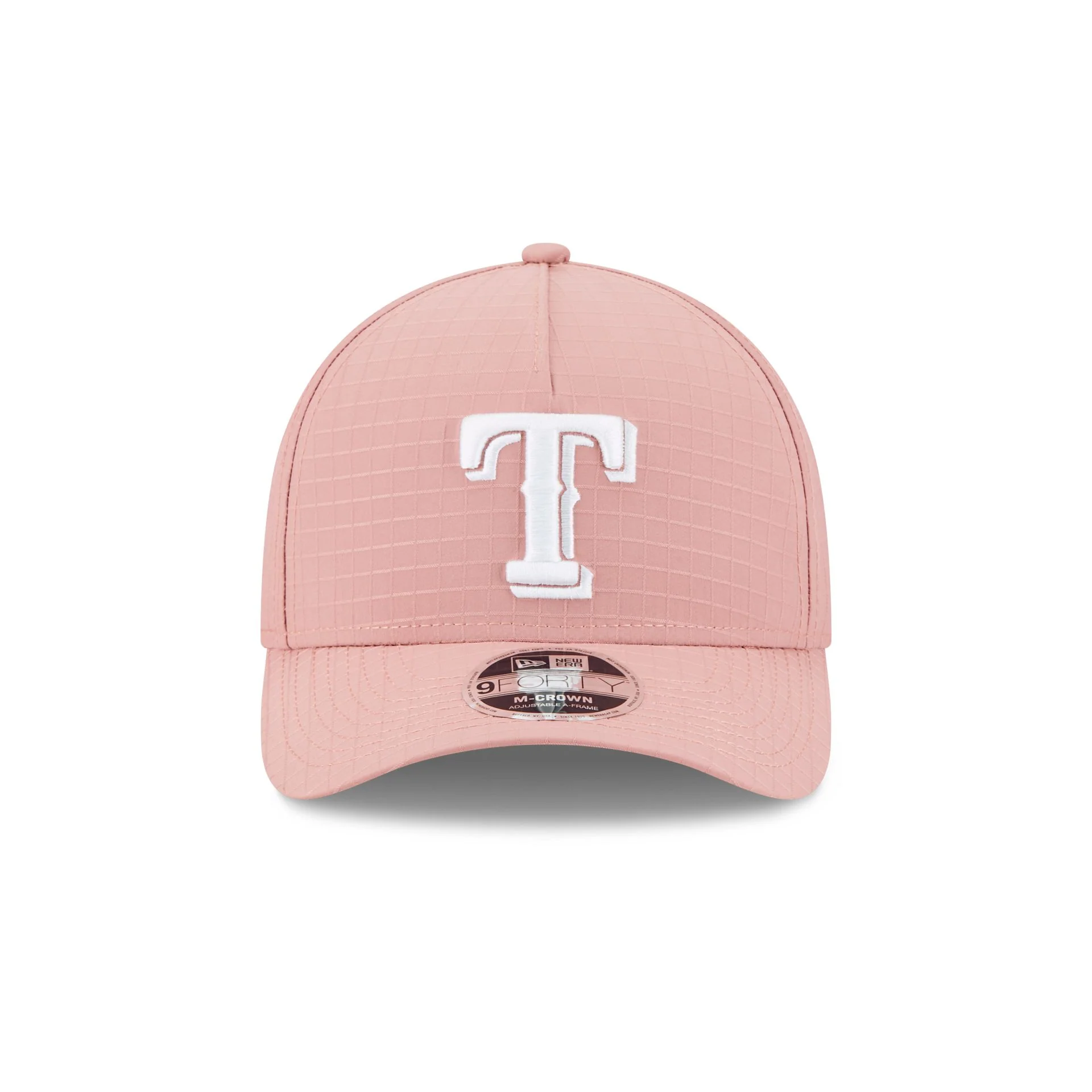 Texas Rangers Pink Ripstop 9FORTY M-Crown A-Frame Snapback Hat