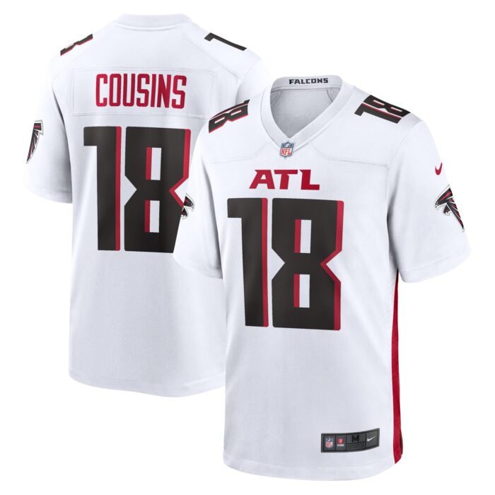Men’s Atlanta Falcons Kirk Cousins Nike White Game Player Jersey