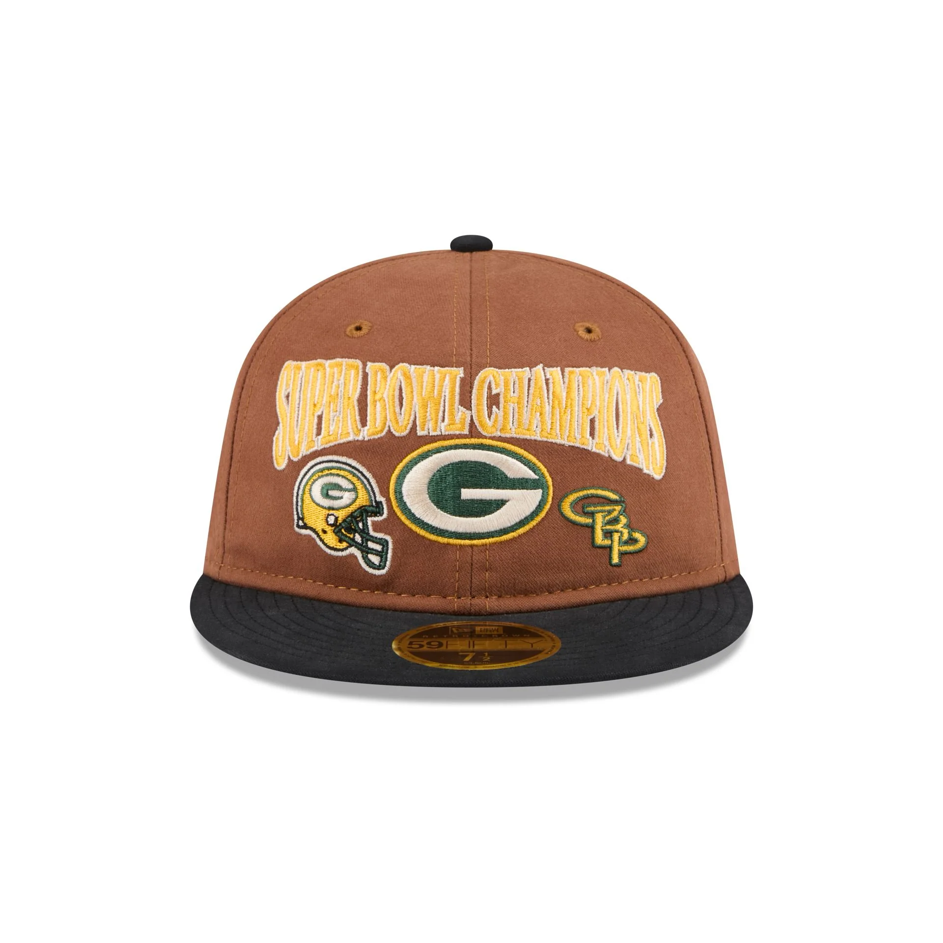 Green Bay Packers Champions Retro Crown 59FIFTY Fitted Hat