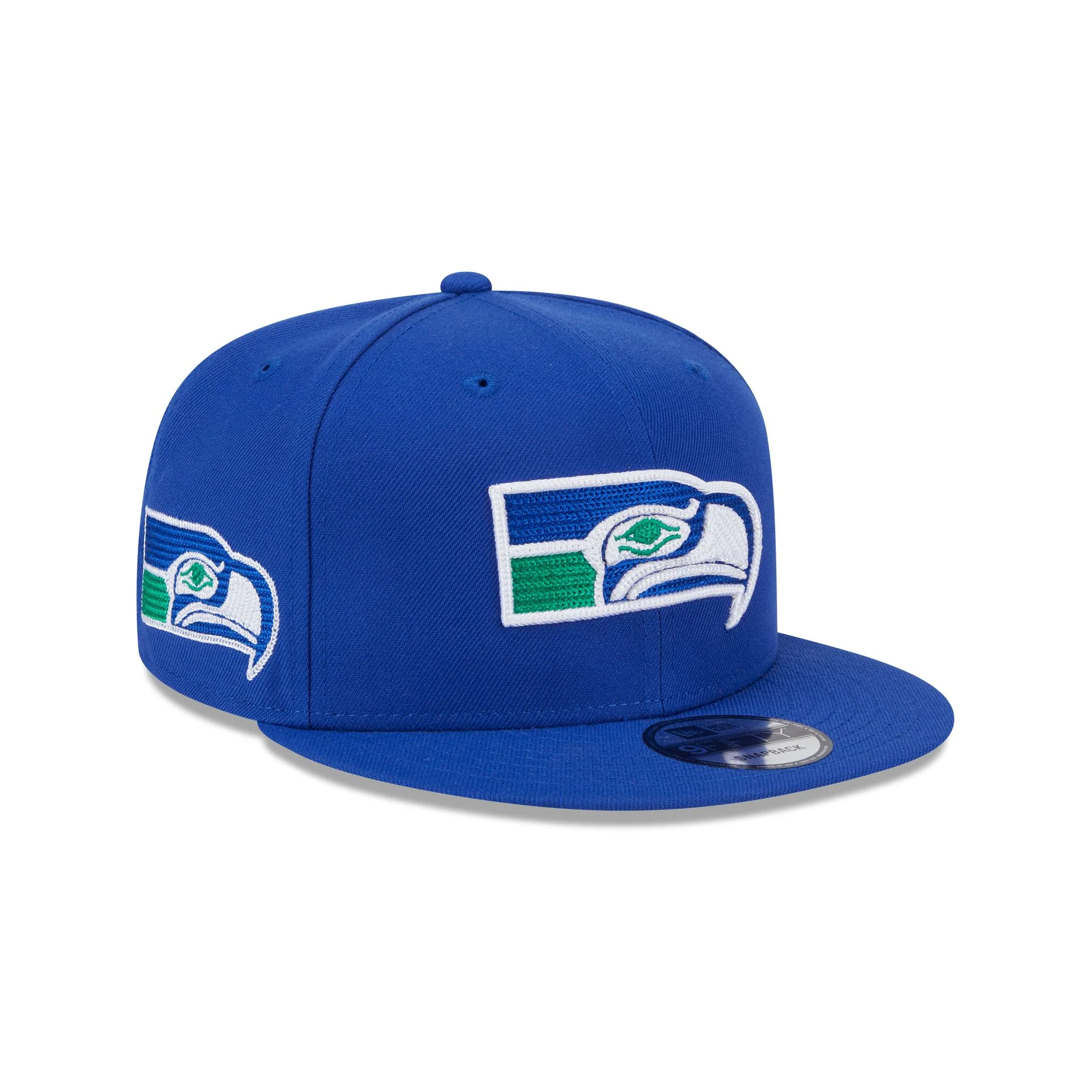 Alpha Industries x Seattle Seahawks Historic Blue 9FIFTY Snapback Hat