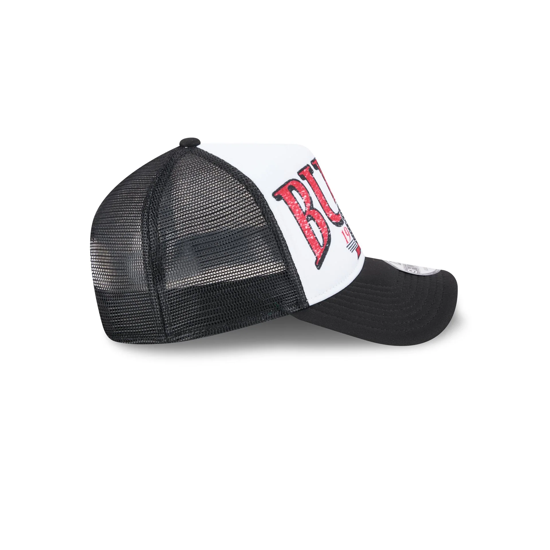 Chicago Bulls Distressed 9FORTY A-Frame Trucker Hat