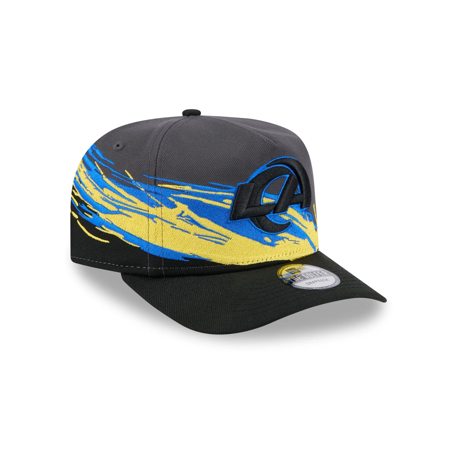 Los Angeles Rams Graphite Brushstroke Golfer Hat