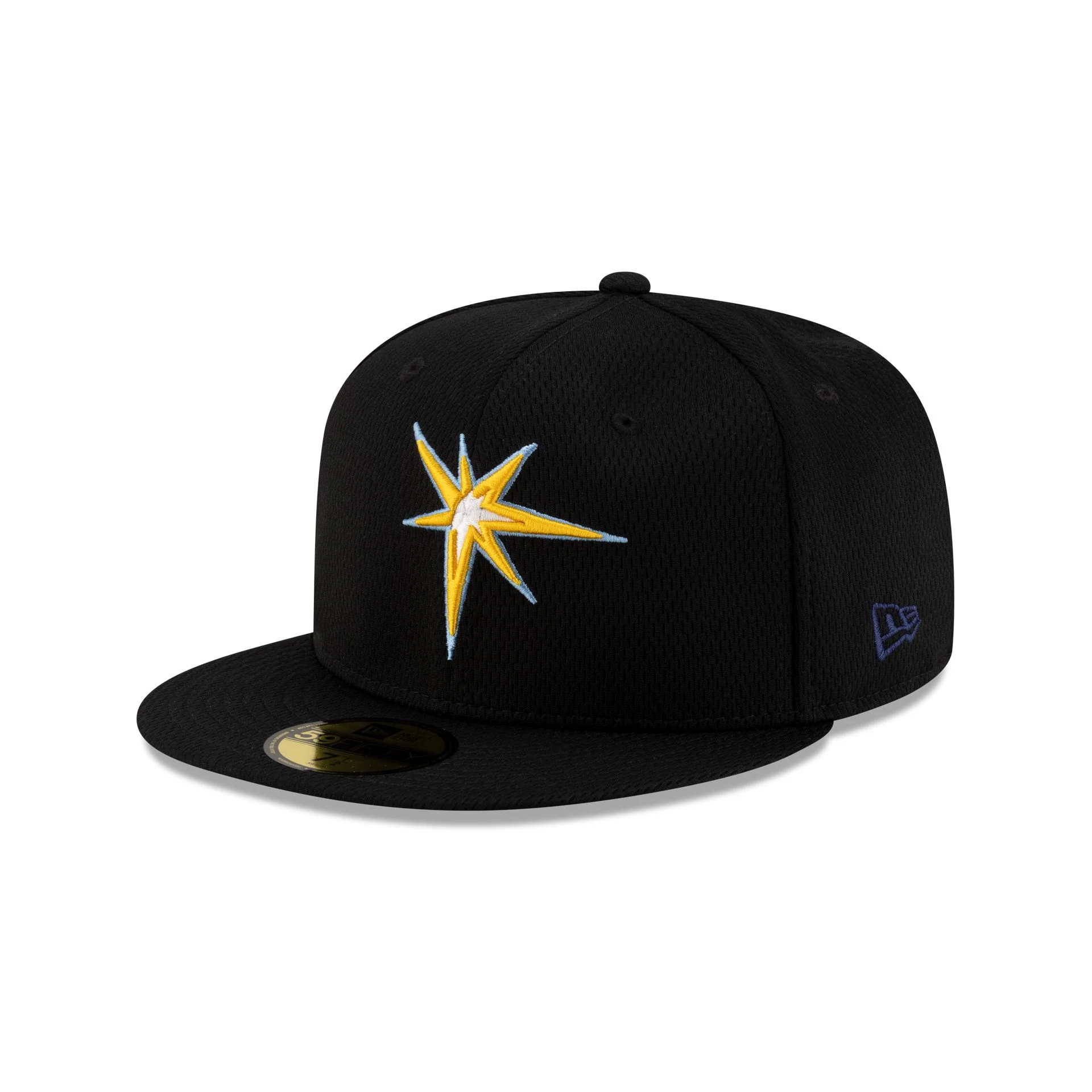 Tampa Bay Rays 2025 Clubhouse Alt Black 59FIFTY Fitted Hat