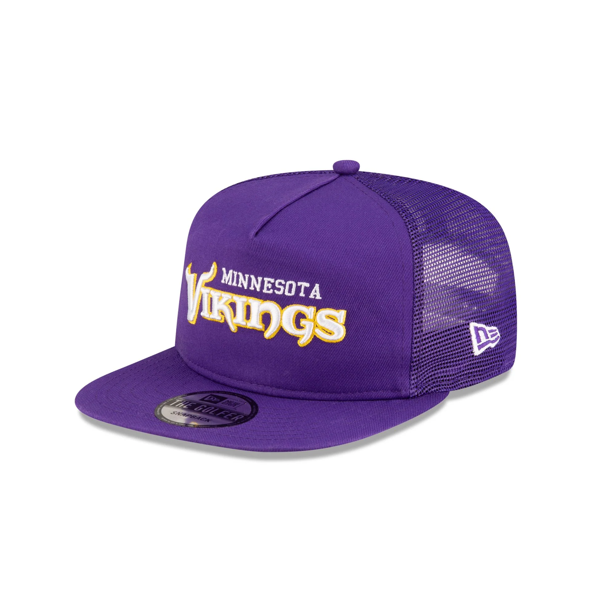 Minnesota Vikings Washed Script Golfer Snapback