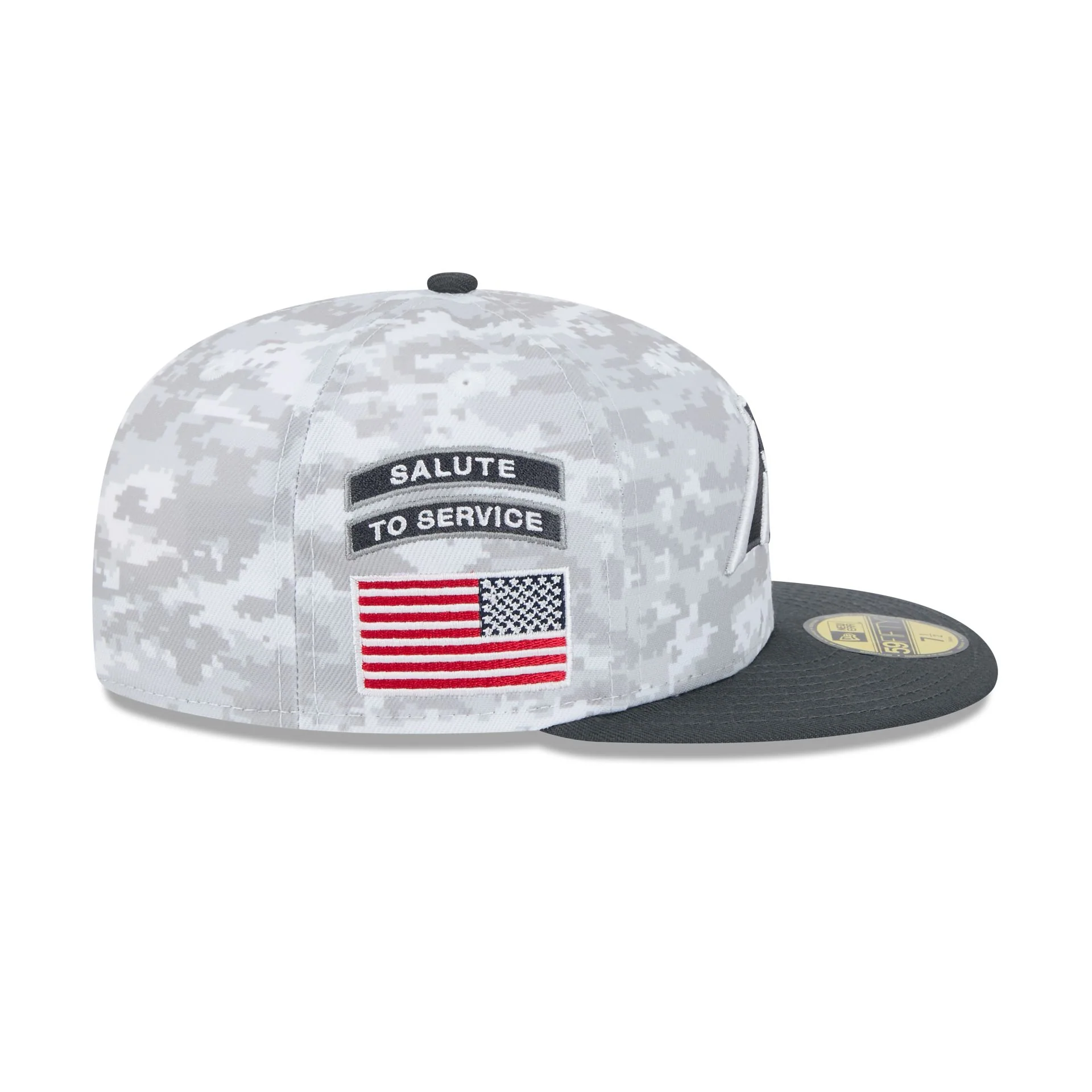 Carolina Panthers 2024 Salute to Service 59FIFTY Fitted Hat