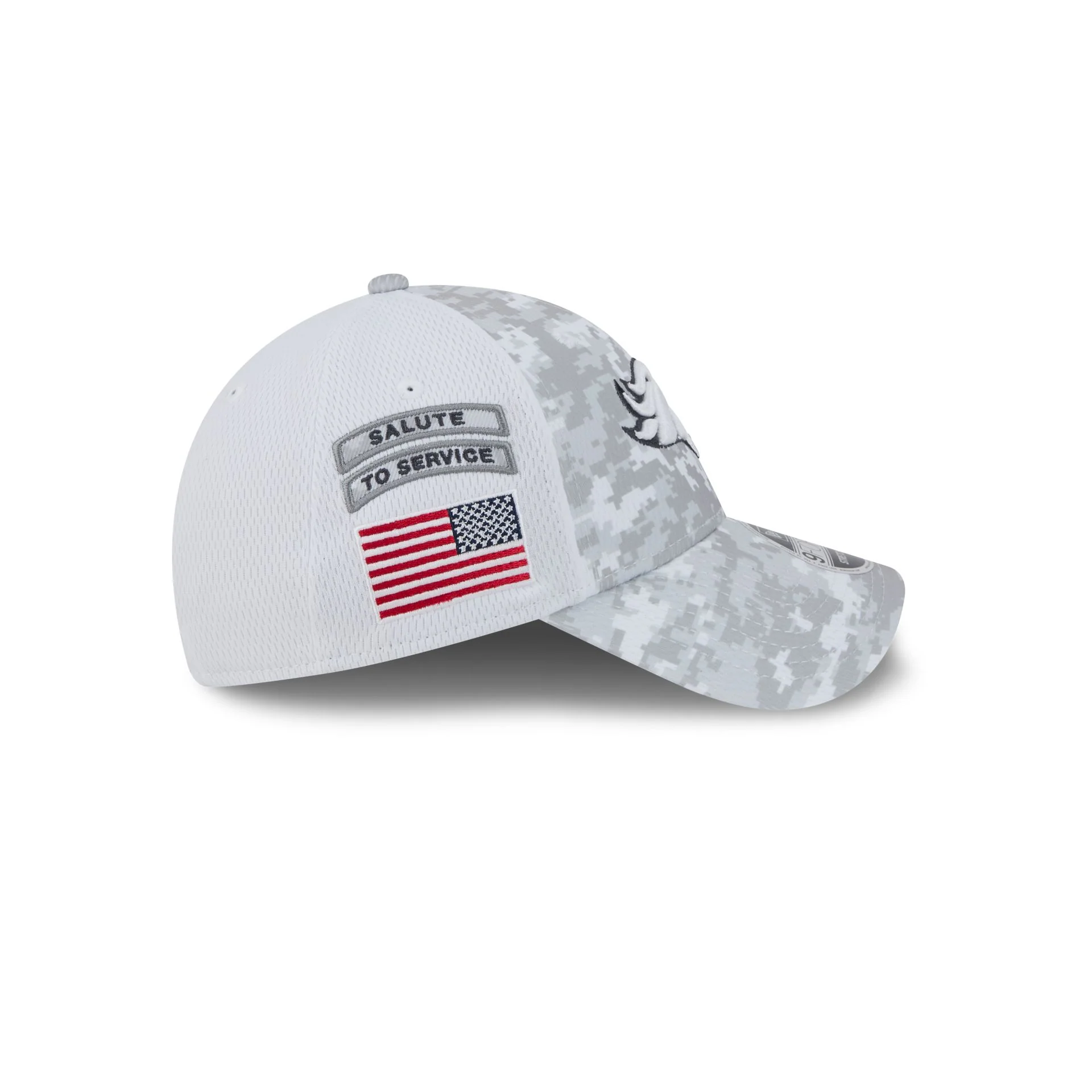 Denver Broncos 2024 Salute to Service 9FORTY Stretch-Snap Hat