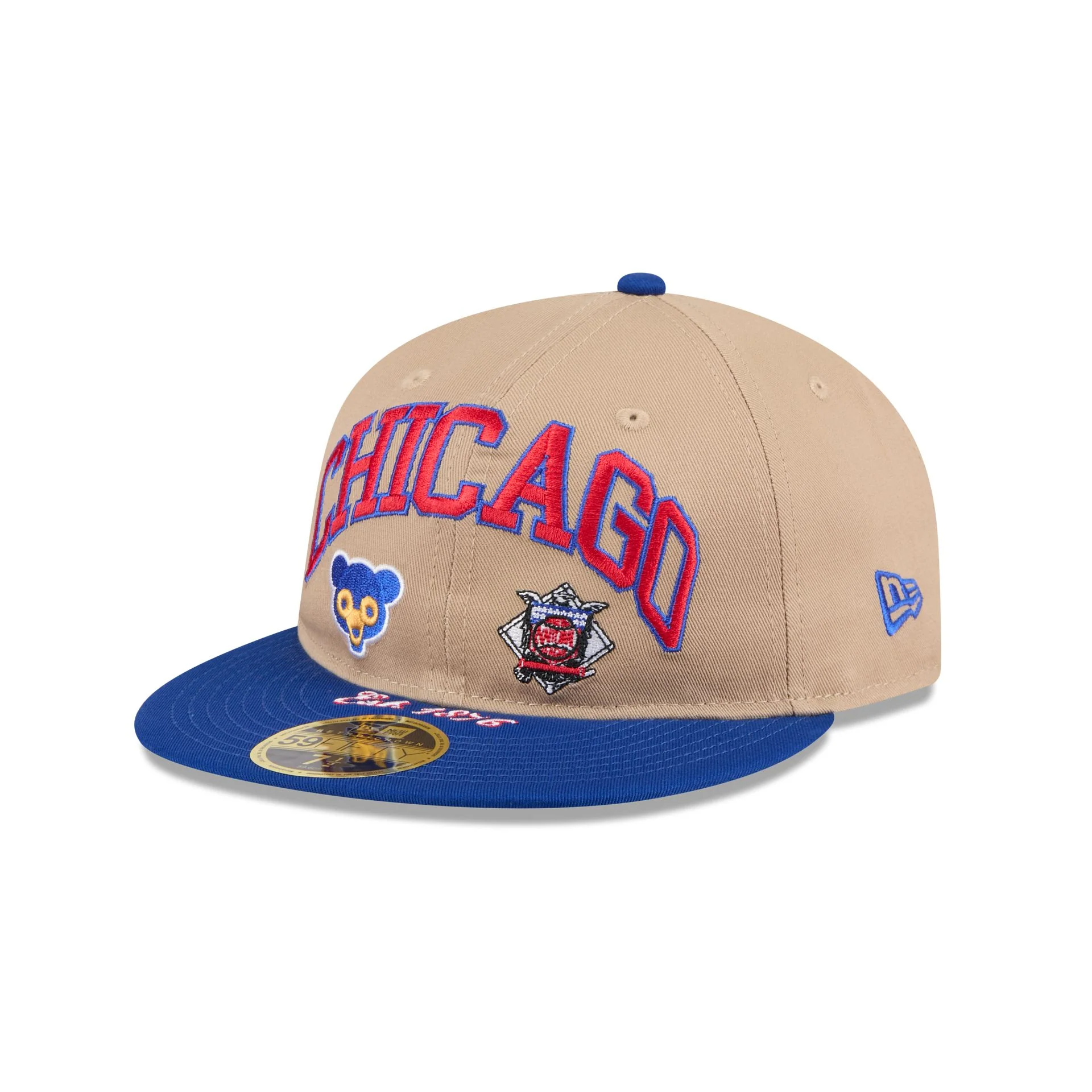 Chicago Cubs Camel Retro Crown 59FIFTY Fitted Hat