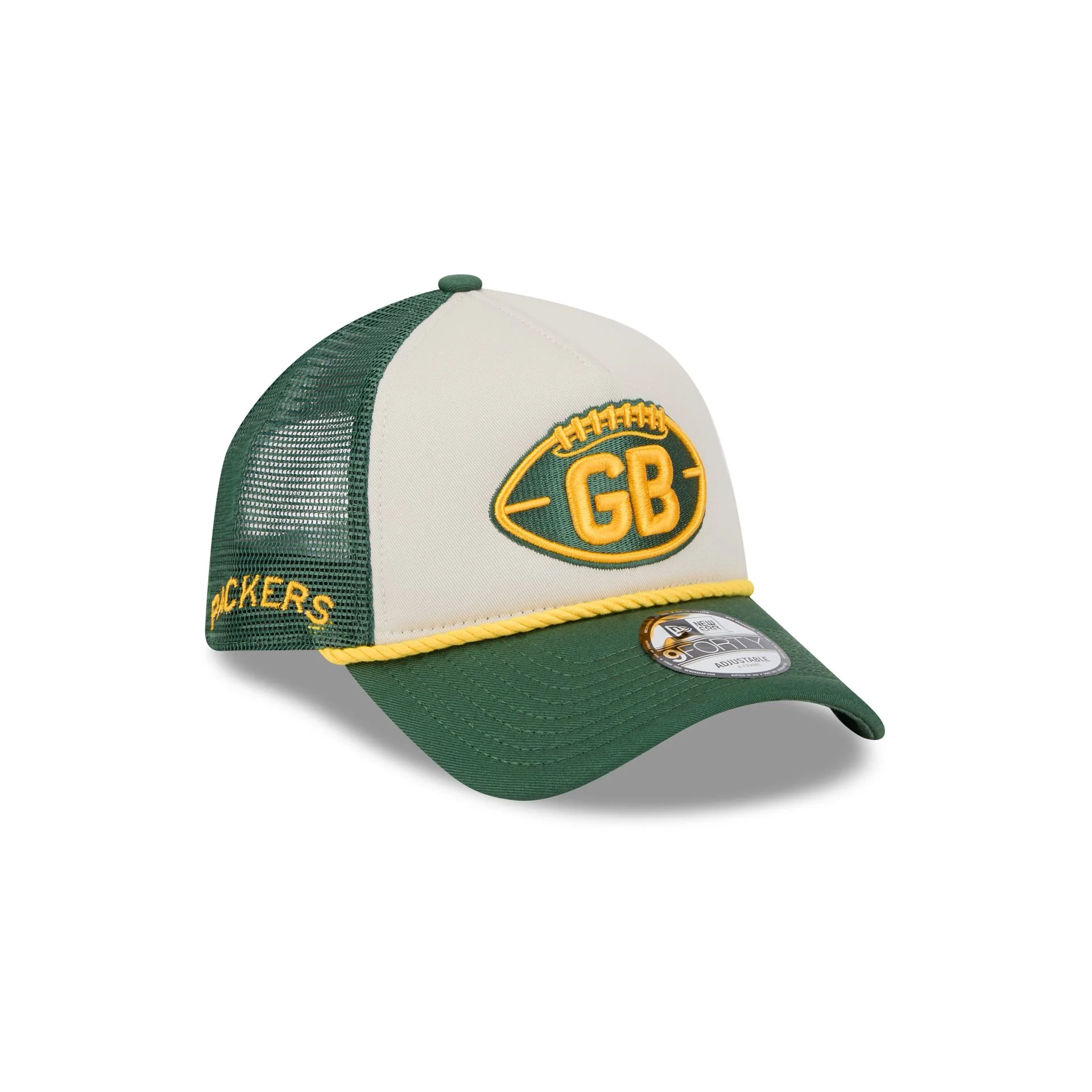 Green Bay Packers 2024 Historic Sideline 9FORTY A-Frame Snapback Hat