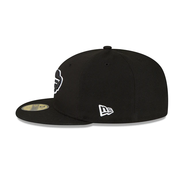 Buffalo Bills Sidepatch Black 59FIFTY Fitted Hat