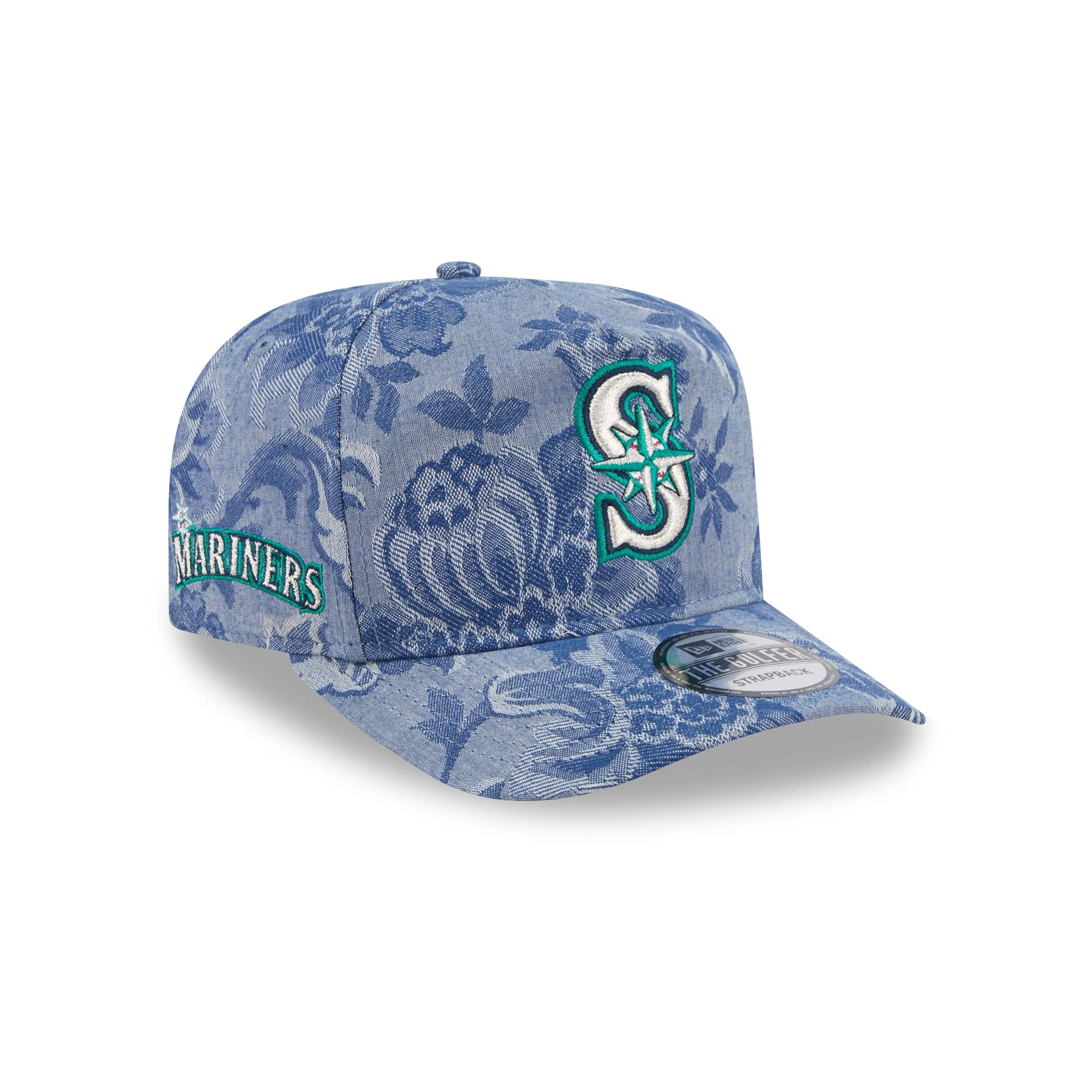 Seattle Mariners Denim Jacquard Golfer Hat