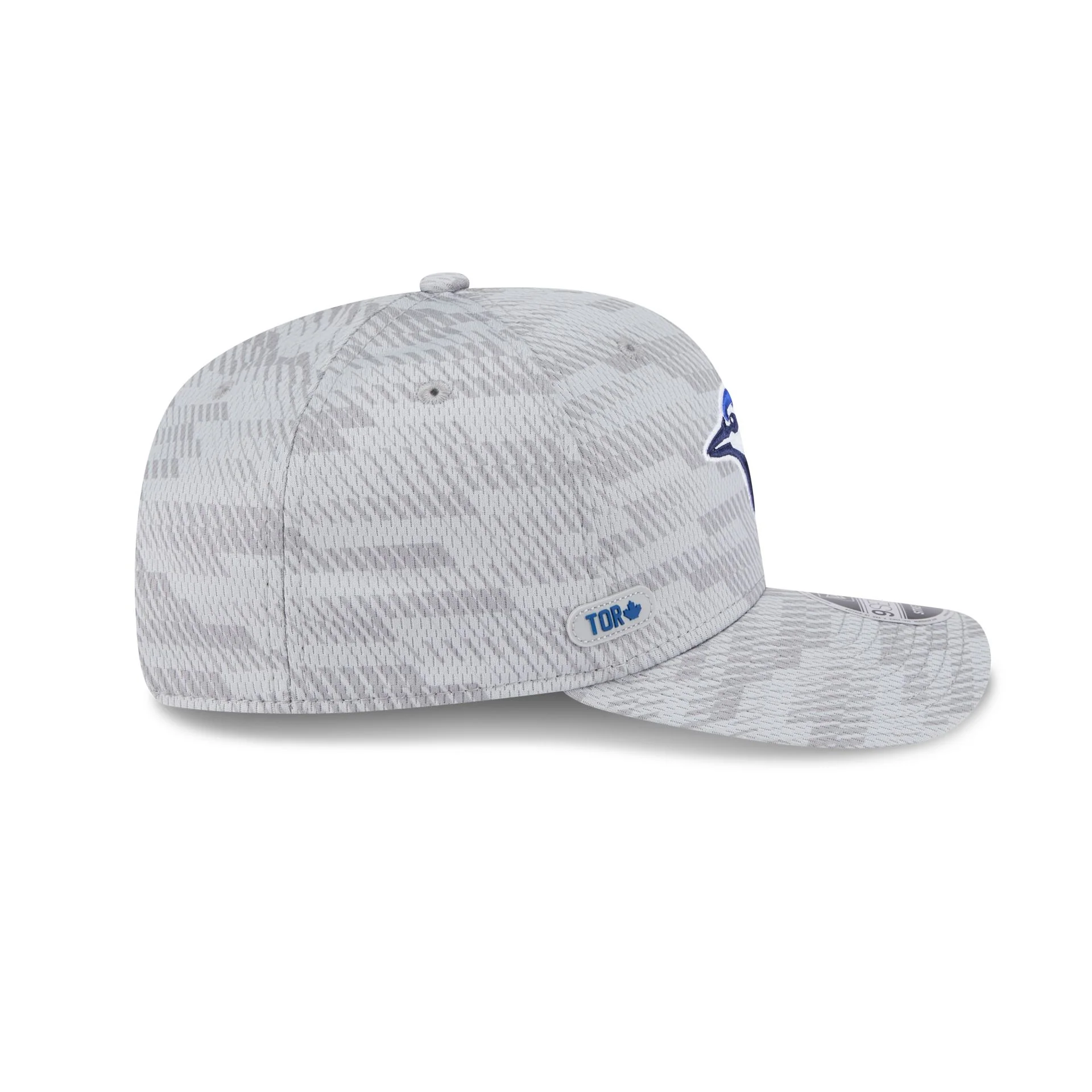 Toronto Blue Jays 2025 Clubhouse Gray 9SEVENTY Stretch-Snap Hat