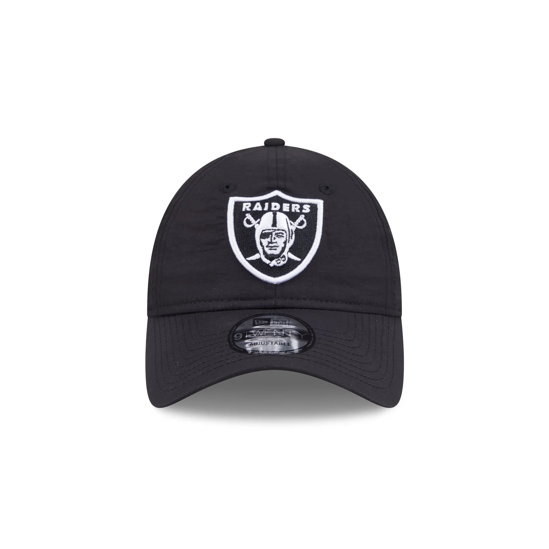 Las Vegas Raiders Everyday Nylon Black 9TWENTY Adjustable Hat