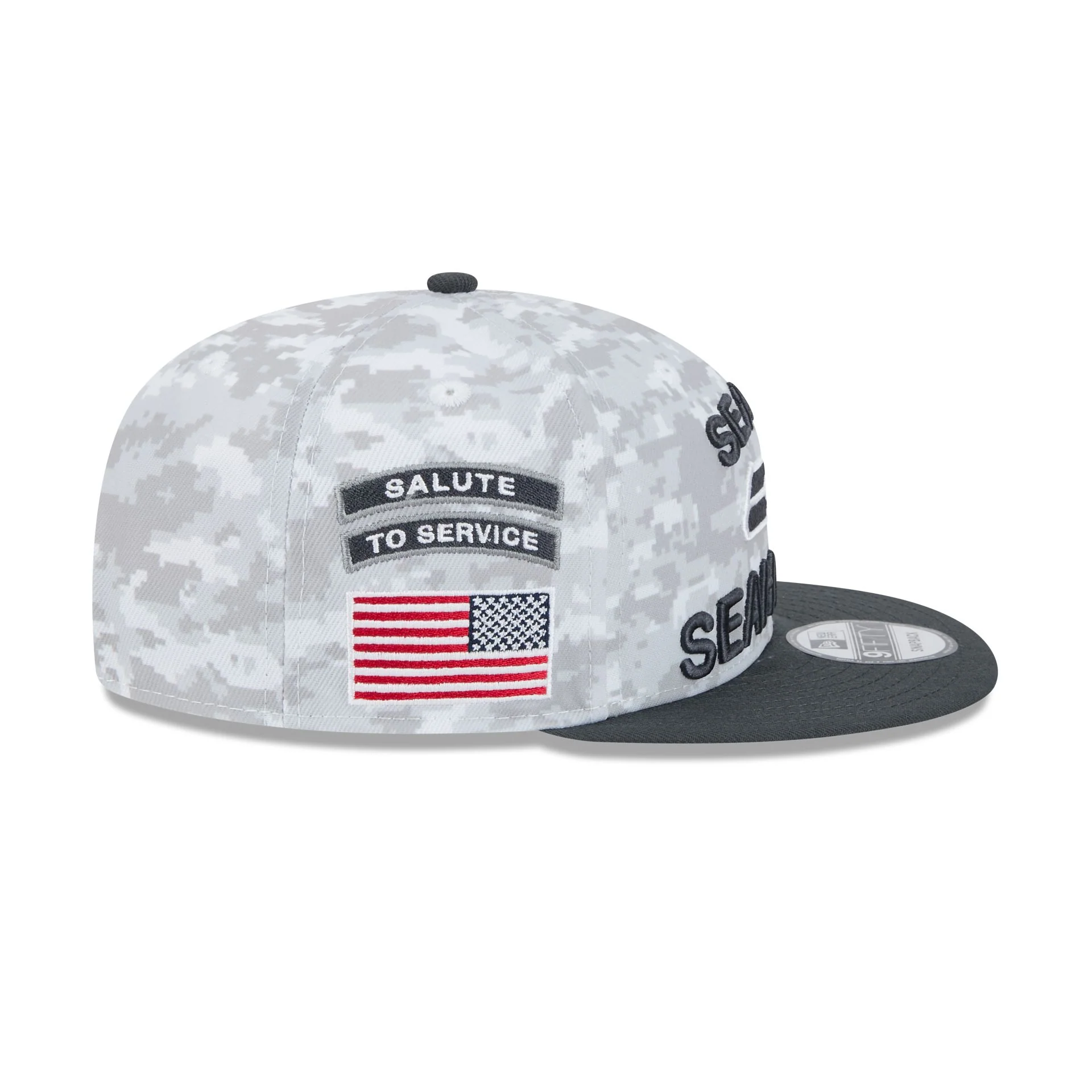 Seattle Seahawks 2024 Salute to Service 9FIFTY Snapback Hat