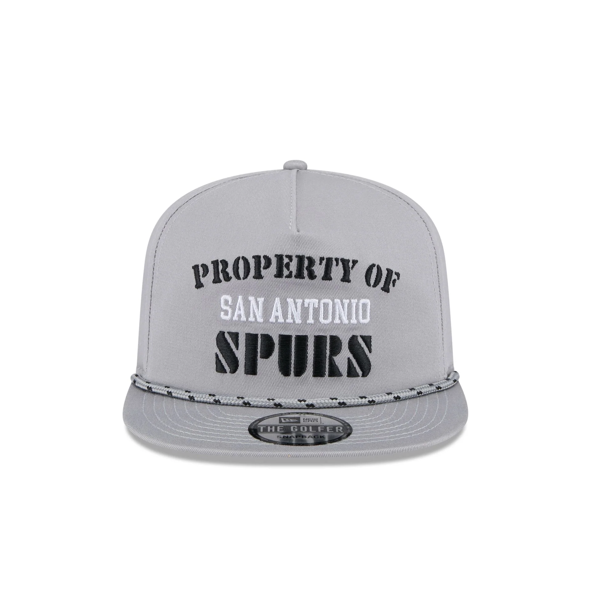 San Antonio Spurs Vintage Gray Rope Golfer Hat