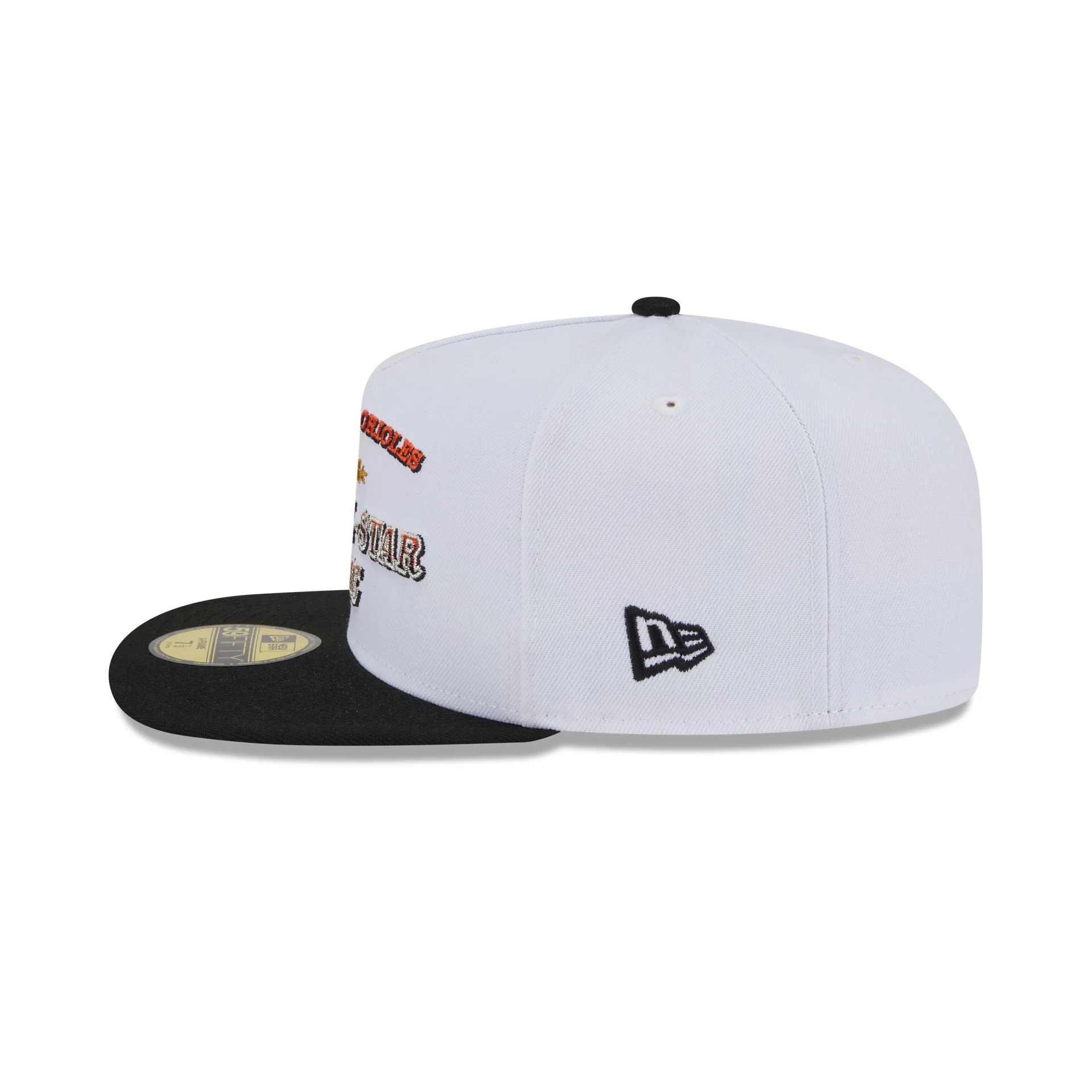 Baltimore Orioles Summer Derby White 59FIFTY A-Frame Fitted Hat
