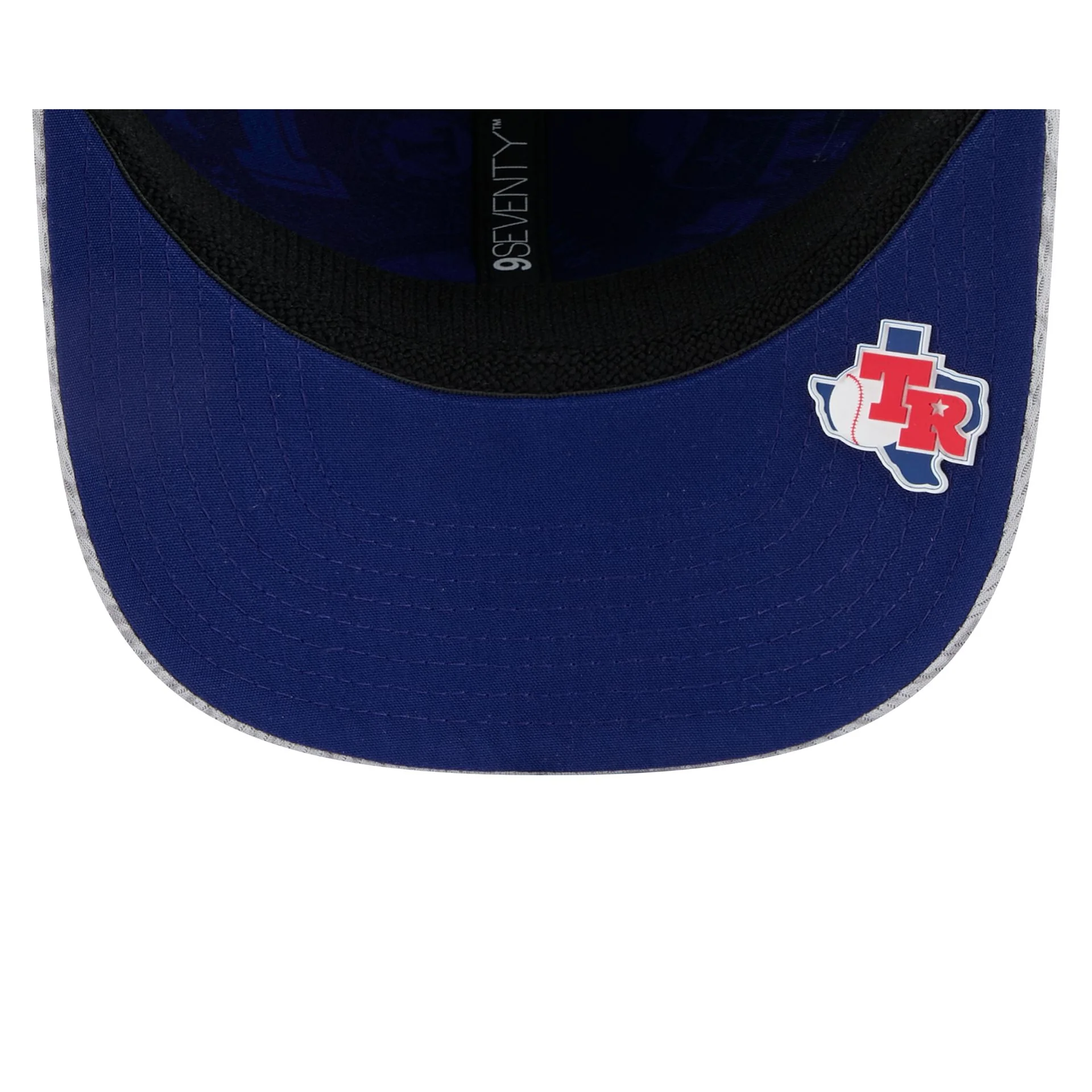 Texas Rangers 2025 Clubhouse Gray 9SEVENTY Stretch-Snap Hat