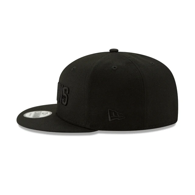 Cleveland Browns Basic Black On Black 9FIFTY Snapback Hat