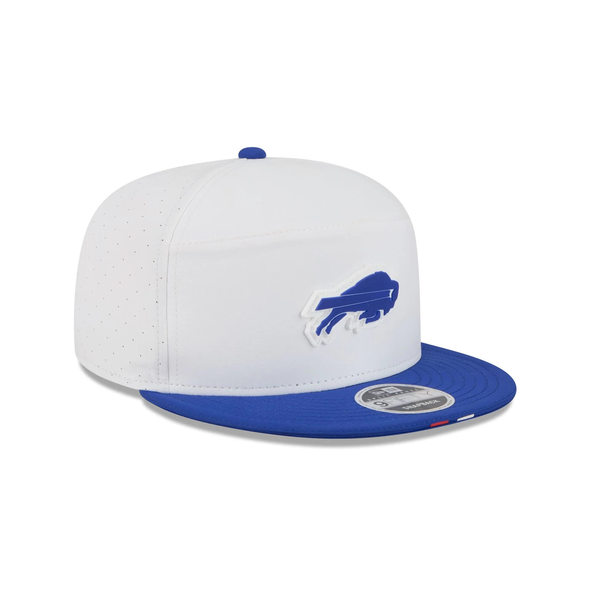 Buffalo Bills 2025 Training Split Panel 9FIFTY Snapback Hat
