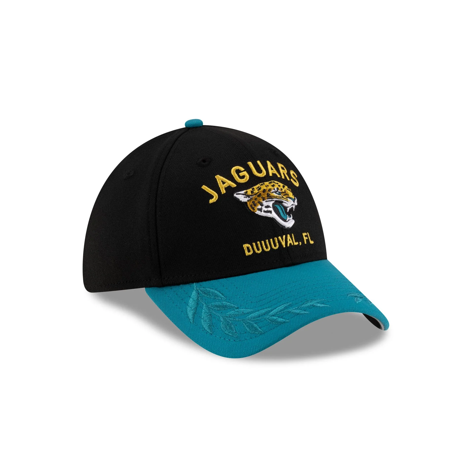 Jacksonville Jaguars 2025 Draft 39THIRTY Stretch Fit Hat