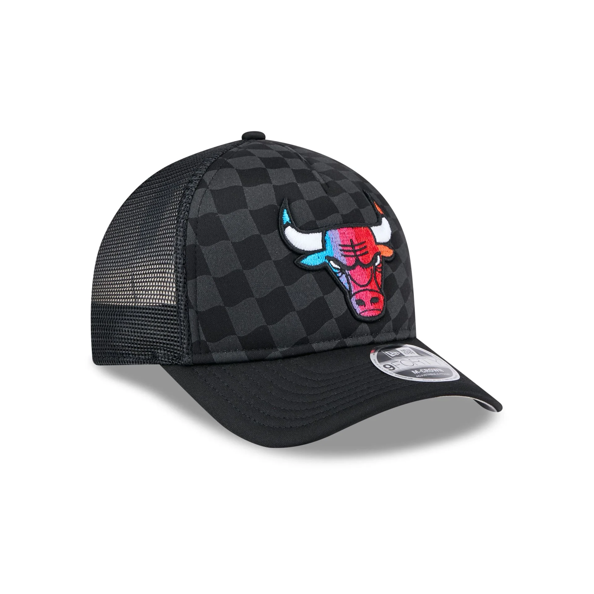 Chicago Bulls Gradient Raceway 9FORTY M-Crown A-Frame Trucker Hat