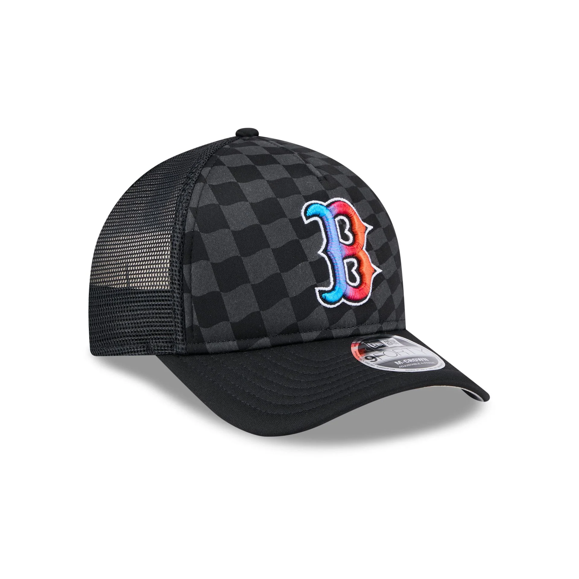 Boston Red Sox Gradient Raceway 9FORTY M-Crown A-Frame Trucker Hat