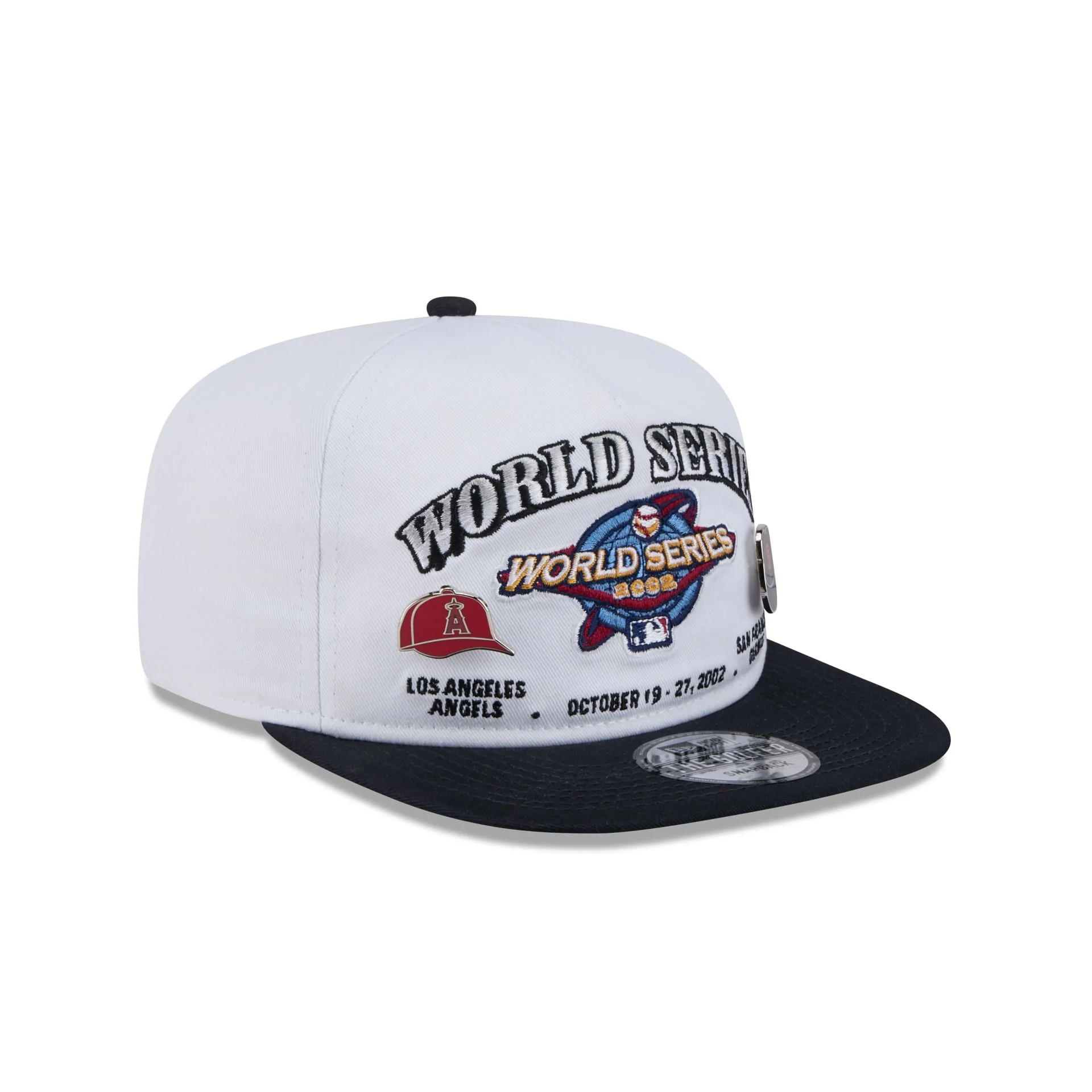 MLB World Series 2002 Championship Pin Golfer Hat