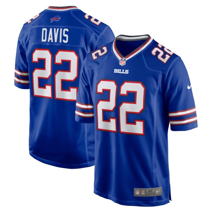 Men’s Buffalo Bills Ray Davis Nike Royal Game Jersey