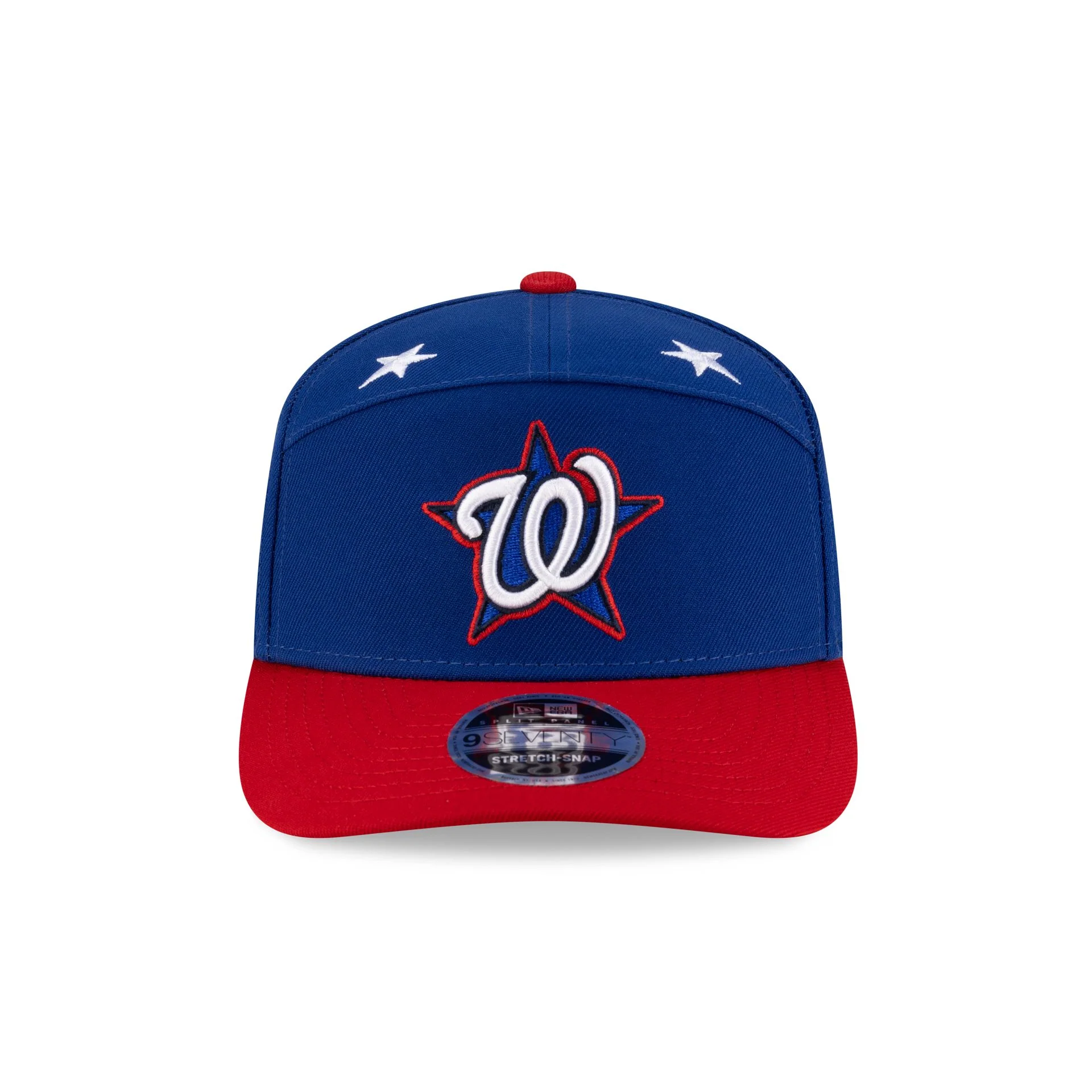 Washington Nationals 2025 All-Star Game Workout Split Panel 9SEVENTY Stretch-Snap Hat