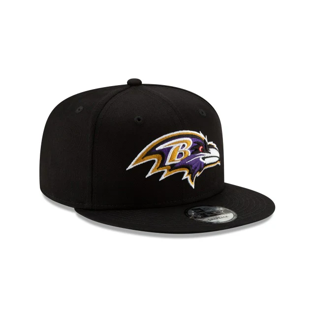 Baltimore Ravens Black 9FIFTY Snapback Hat