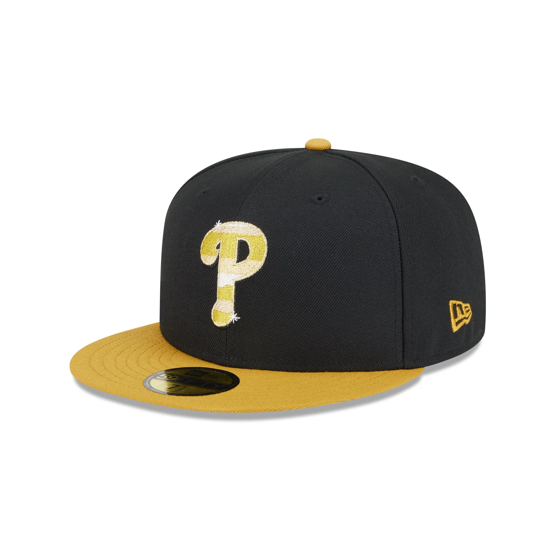 Philadelphia Phillies Metallic Gold Logo 59FIFTY Fitted Hat