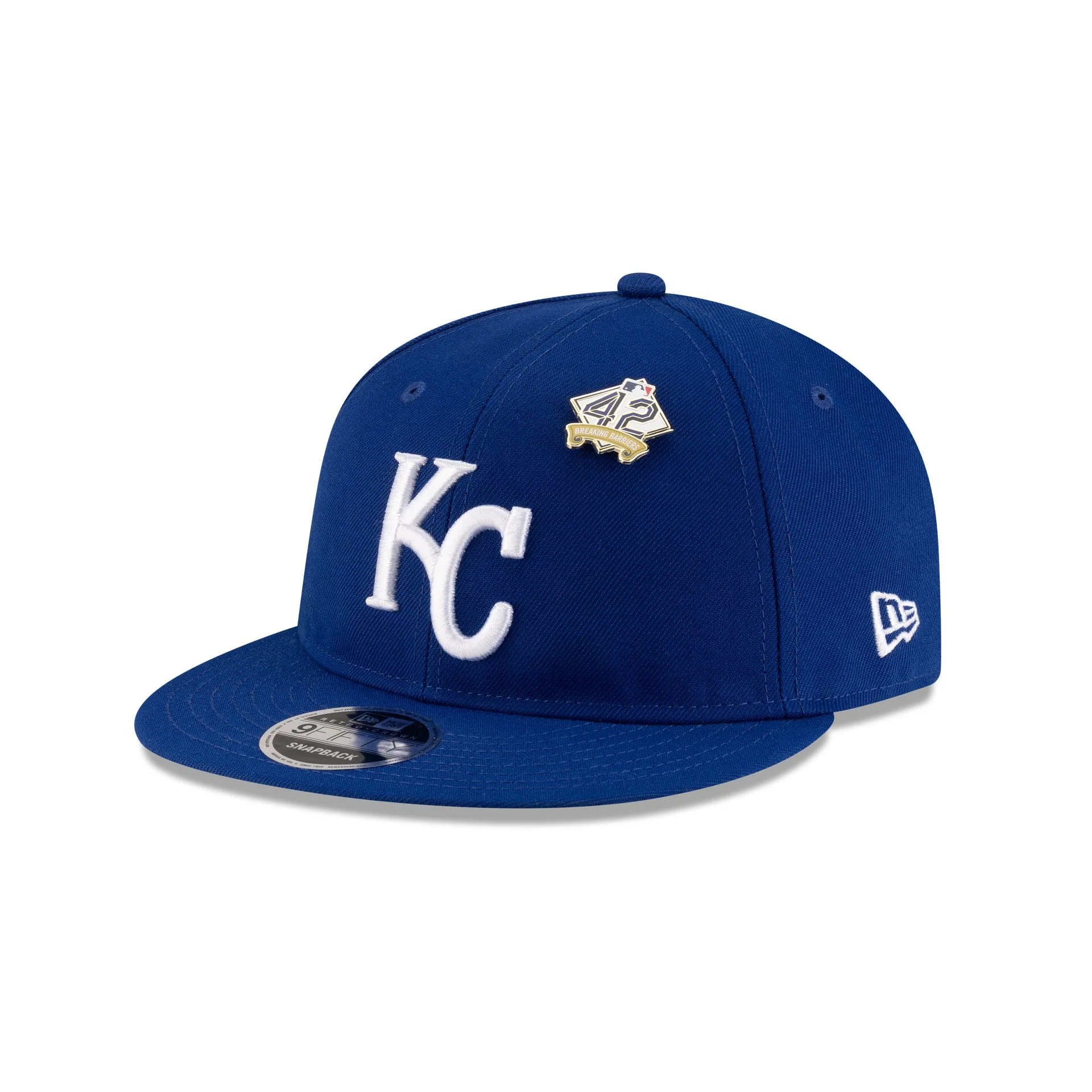 Kansas City Royals Jackie Robinson Day 2025 Retro Crown 9FIFTY Snapback Hat