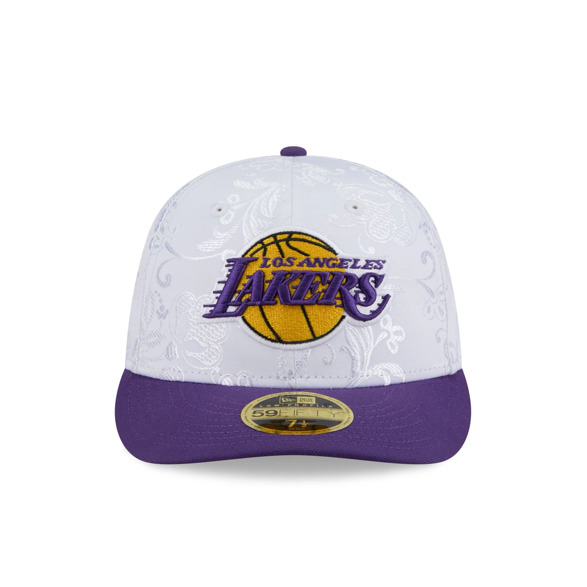 Los Angeles Lakers Floral Shine Low Profile 59FIFTY Fitted Hat