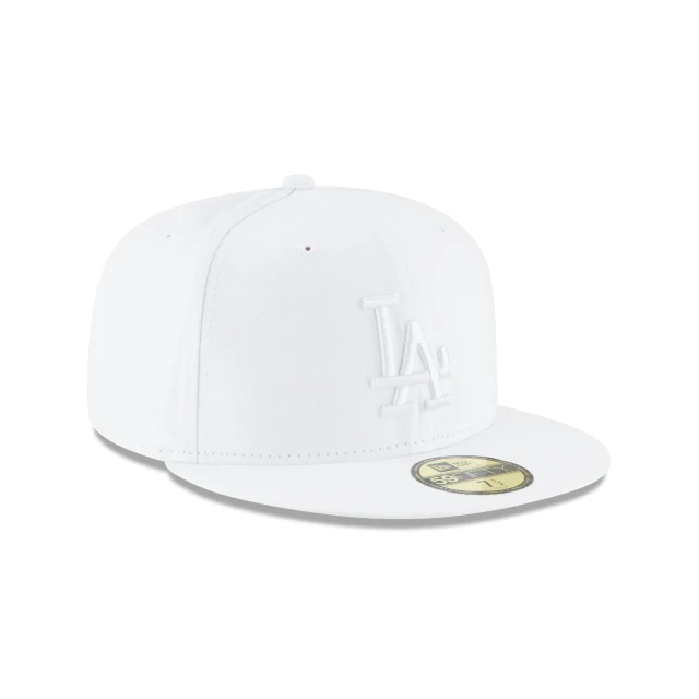 Los Angeles Dodgers Whiteout Basic 59FIFTY Fitted Hat