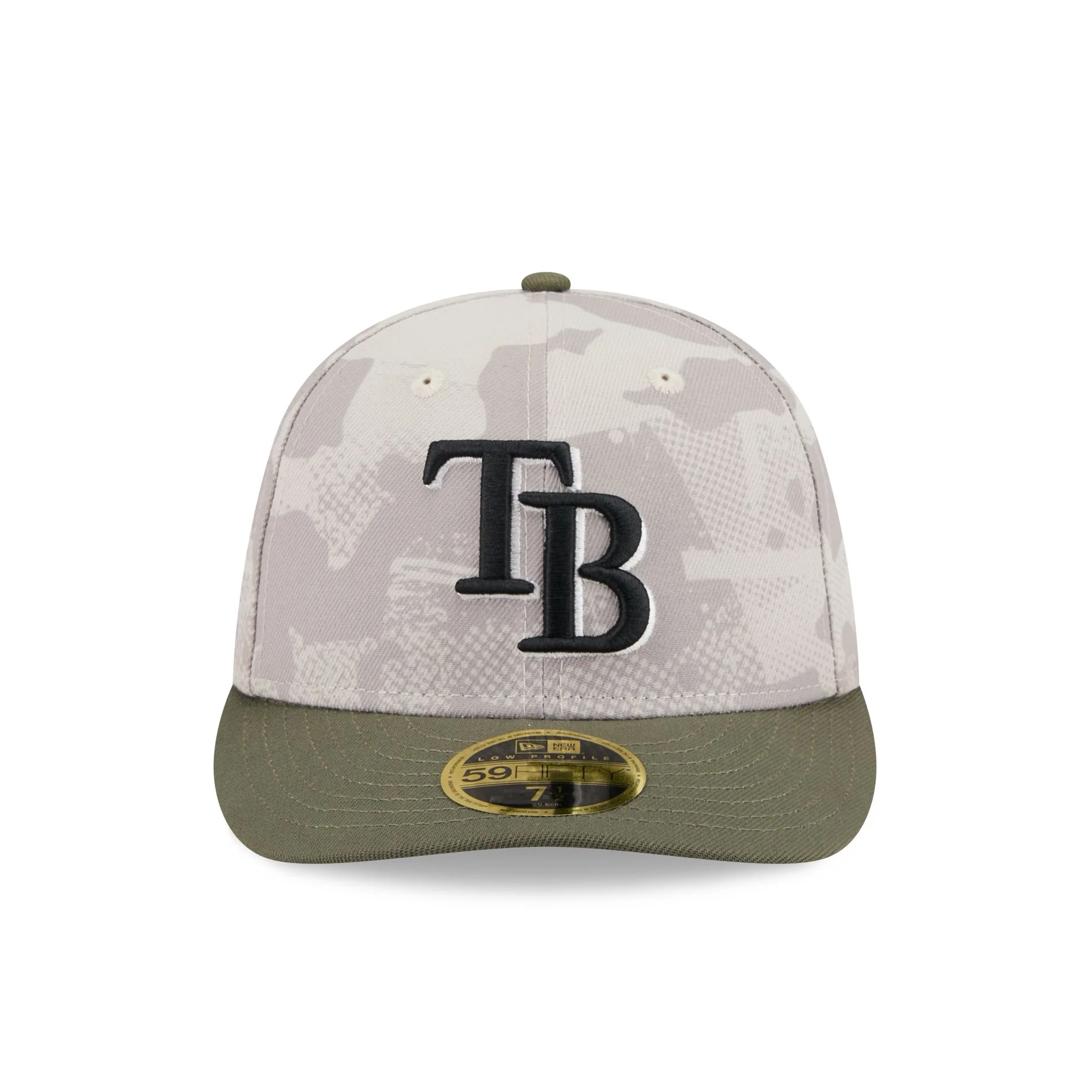 Tampa Bay Rays Armed Forces Day 2025 Low Profile 59FIFTY Fitted Hat
