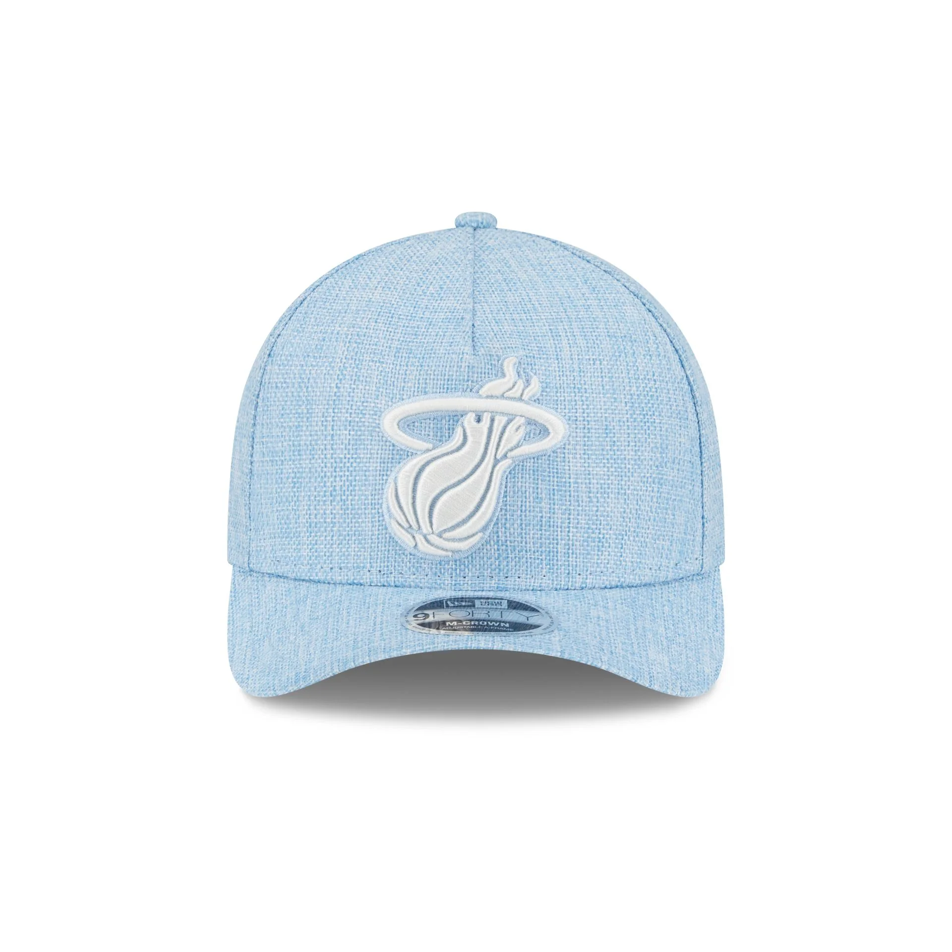 Miami Heat Cotton Weaver Blue 9FORTY M-Crown A-Frame Snapback Hat