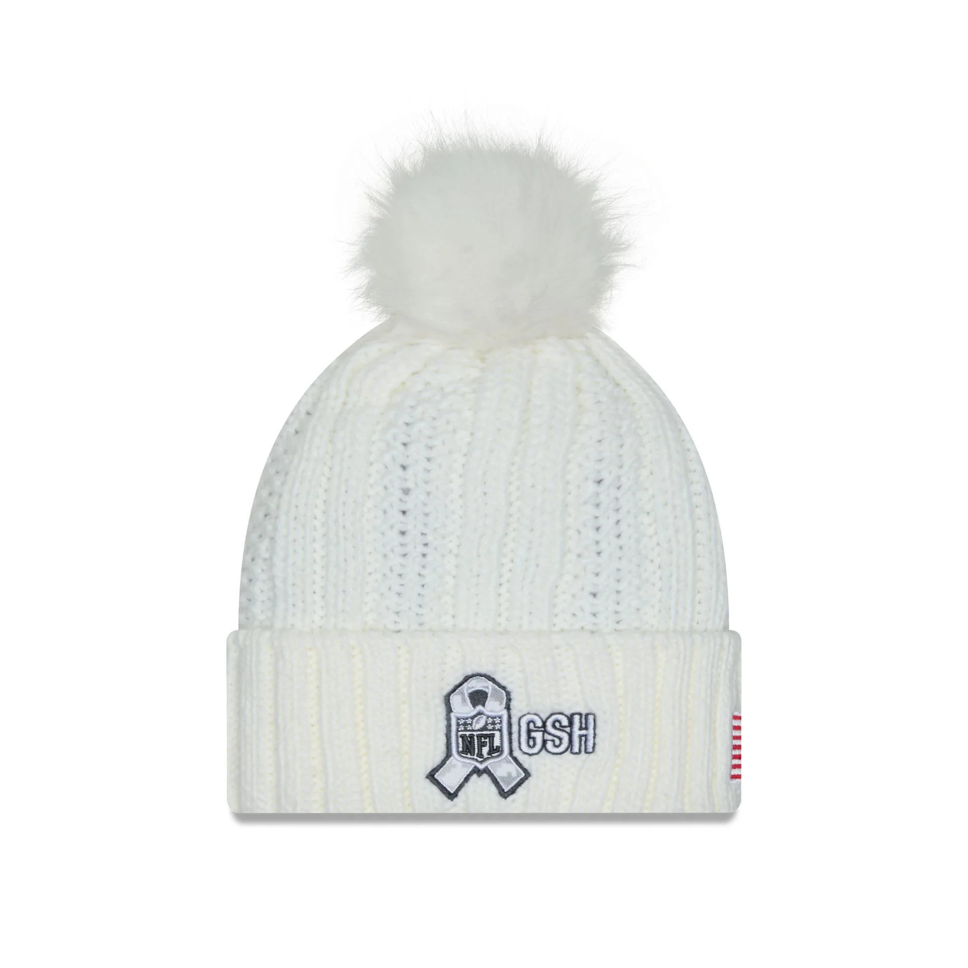 Chicago Bears 2024 Salute to Service Women's Pom Knit Hat