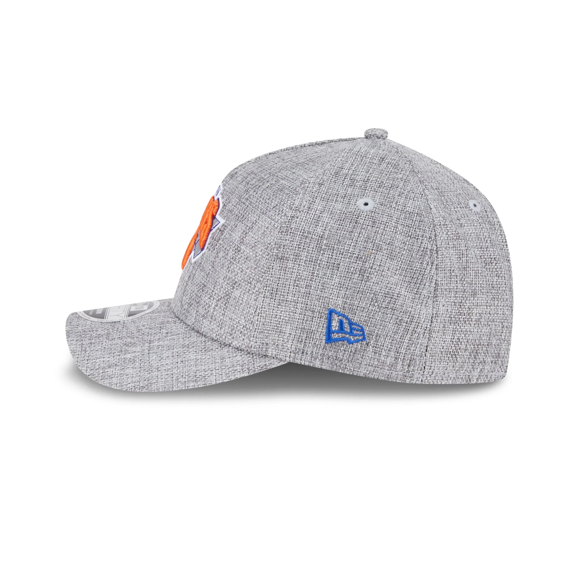New York Knicks Cotton Weave Gray 9FORTY M-Crown A-Frame Snapback Hat
