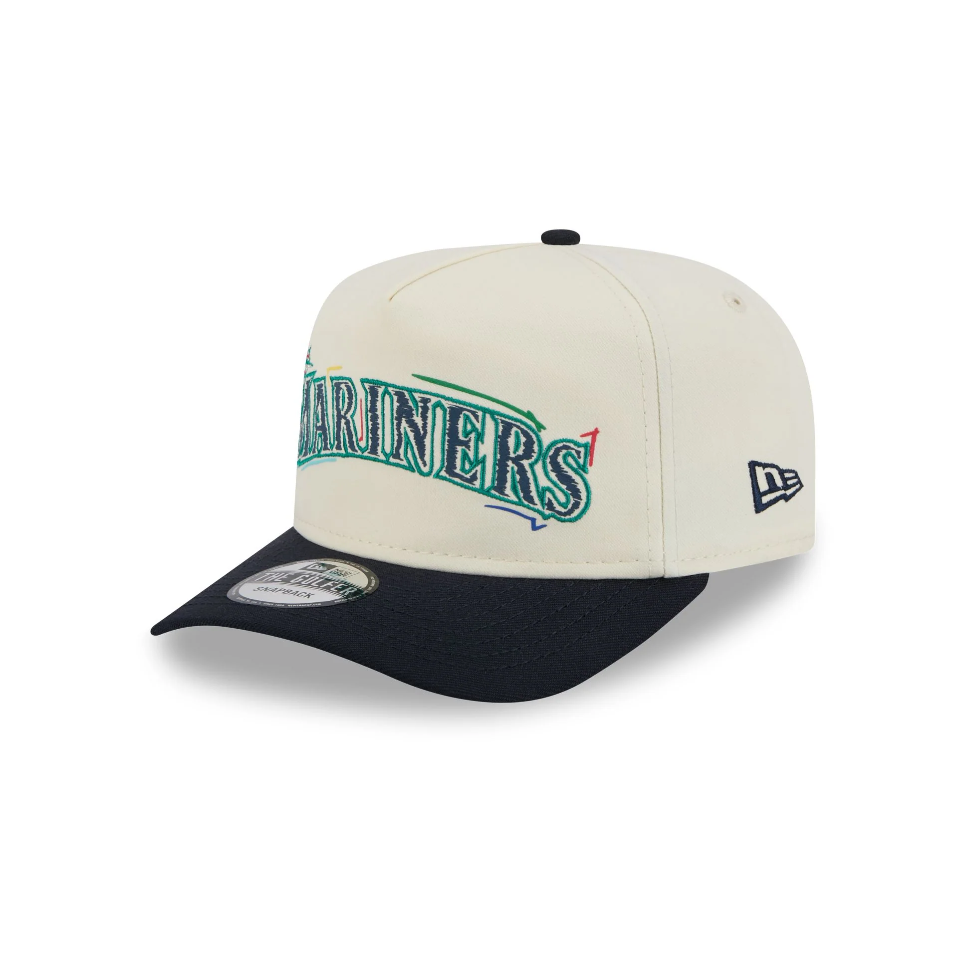 Seattle Mariners Team Scribble Golfer Hat