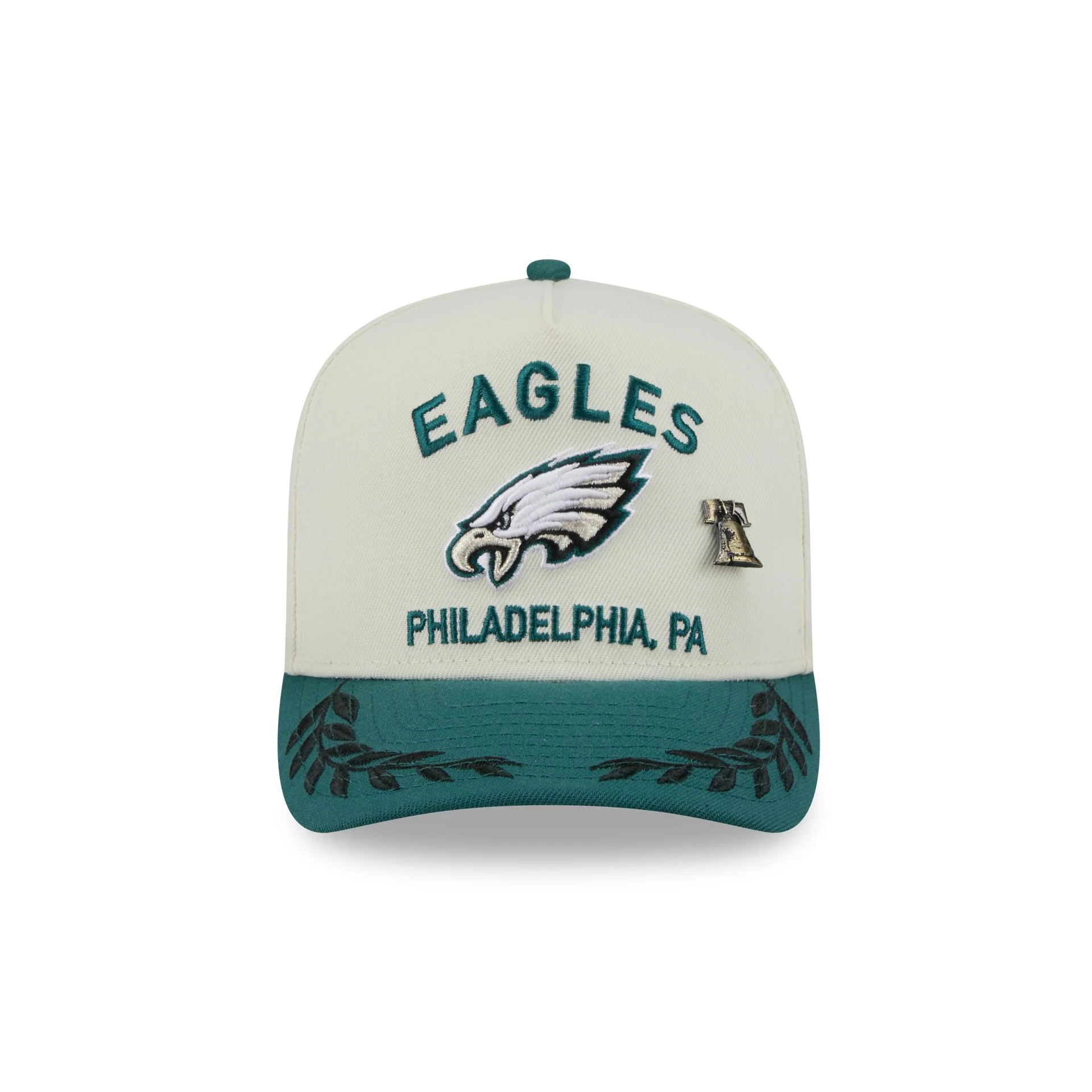 Philadelphia Eagles 2025 Draft Chrome White 59FIFTY A-Frame Fitted Hat