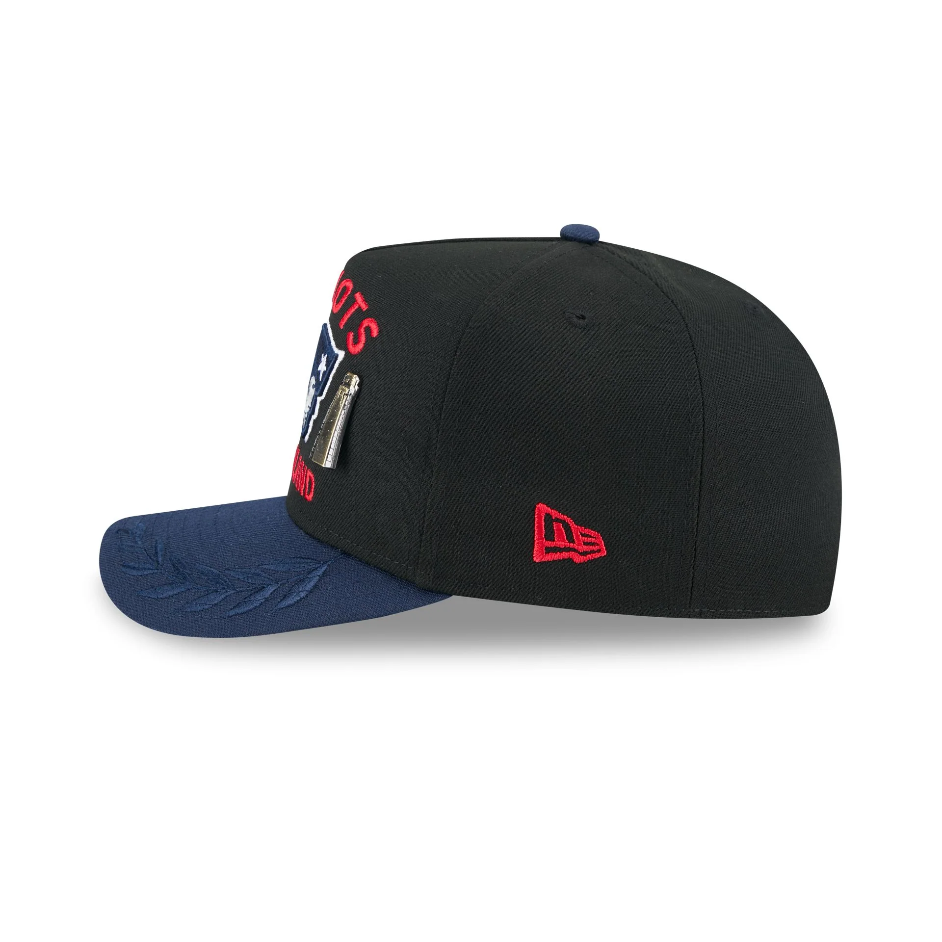 New England Patriots 2025 Draft Black 59FIFTY A-Frame Fitted Hat