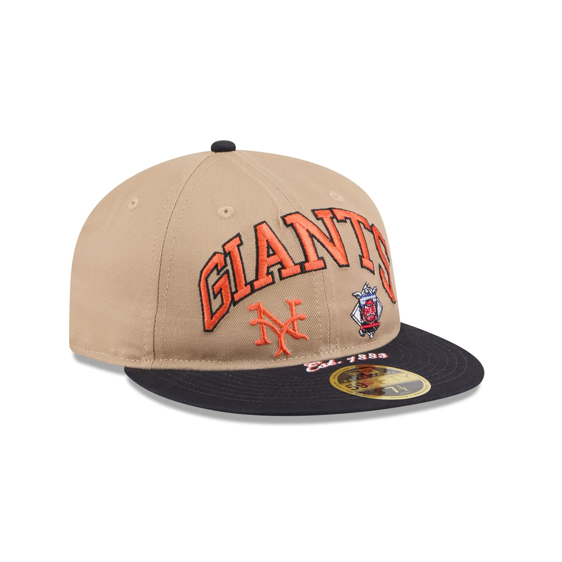 New York Giants Camel Retro Crown 59FIFTY Fitted Hat