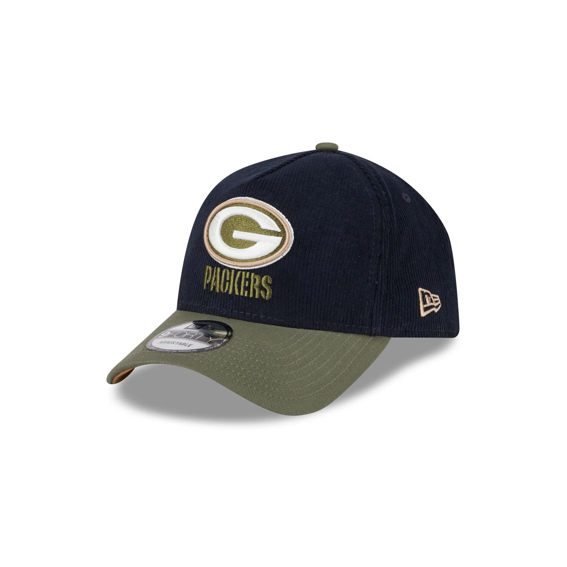 Green Bay Packers Navy 9FORTY A-Frame Snapback Hat