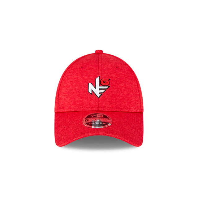 New Era Golf Red 9FORTY Stretch-Snap Hat