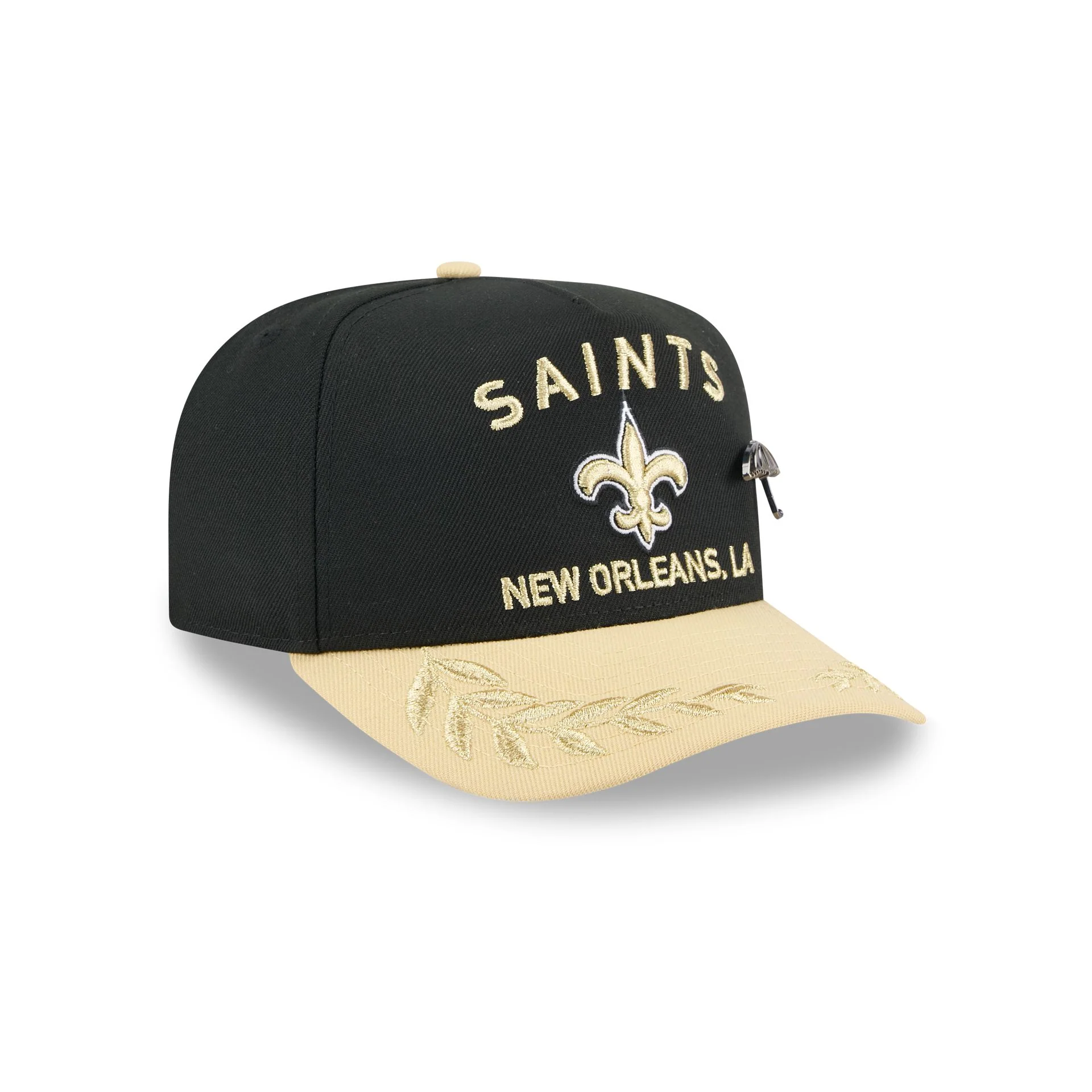 New Orleans Saints 2025 Draft Black 59FIFTY A-Frame Fitted Hat