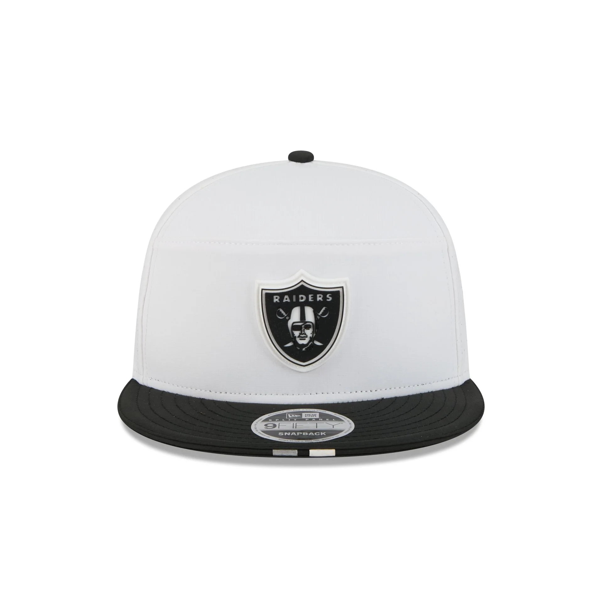 Las Vegas Raiders 2025 Training Split Panel 9FIFTY Snapback Hat
