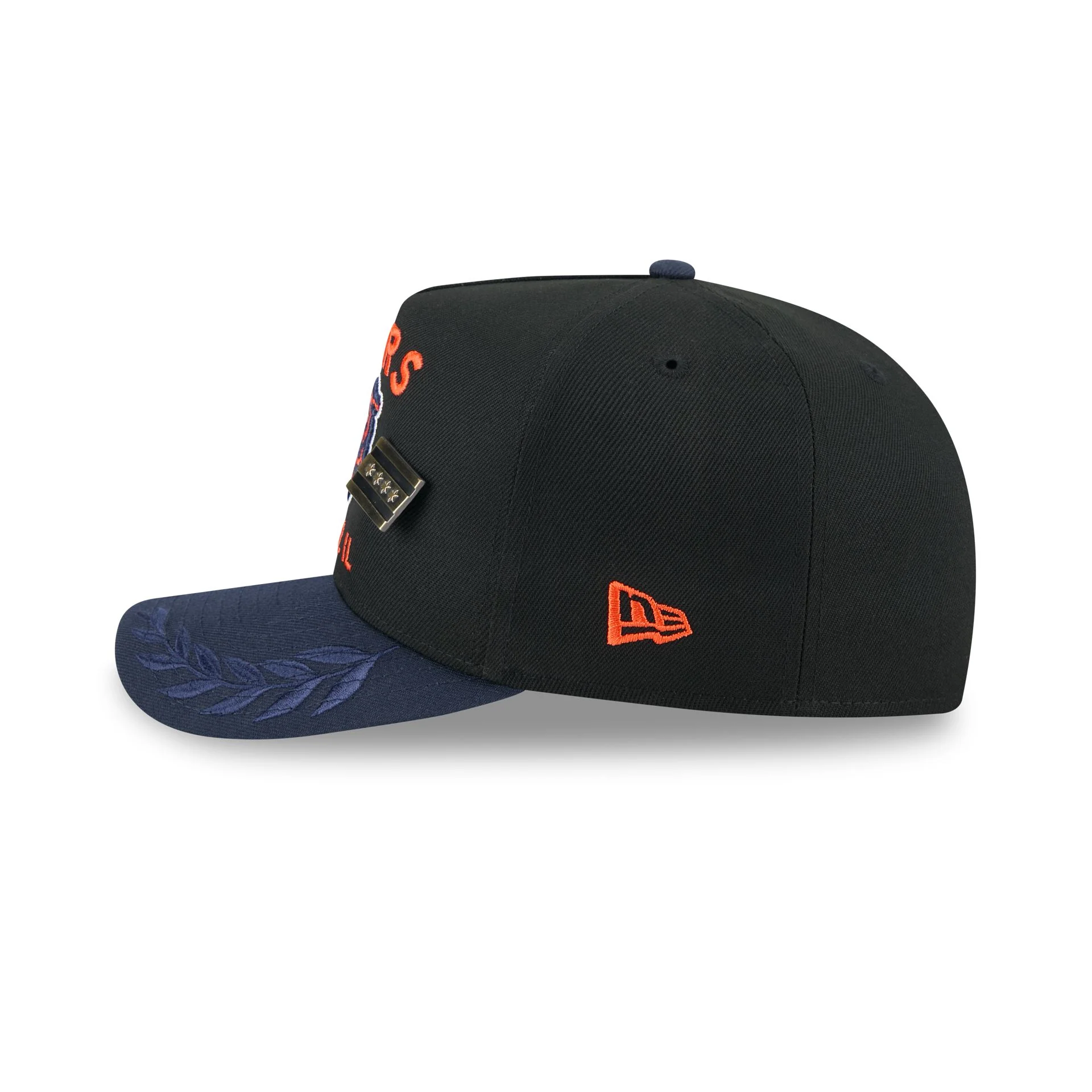 Chicago Bears 2025 Draft Black 59FIFTY A-Frame Fitted Hat